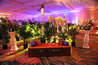 Rajasthani Wedding Orlando Florida Courtyard